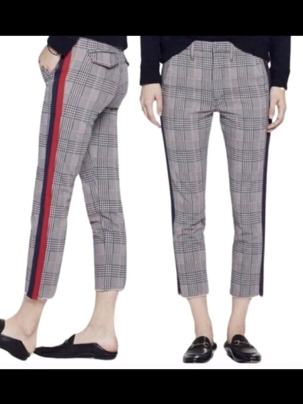 Mother The Insider Ankle Pants in the "Happy People Read and Drink Coffee" Sz 27